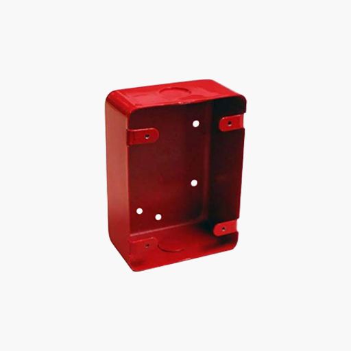 Mircom BB-700 Series 700 Surface Mount Backbox, Red