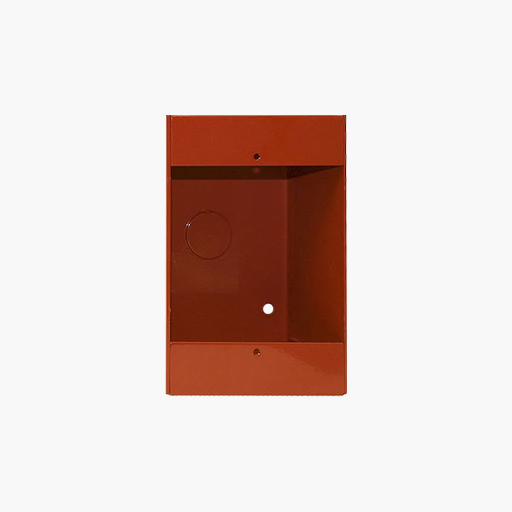 Potter P32-BB Indoor Surface-Mount Back Box for Pull Station, Red