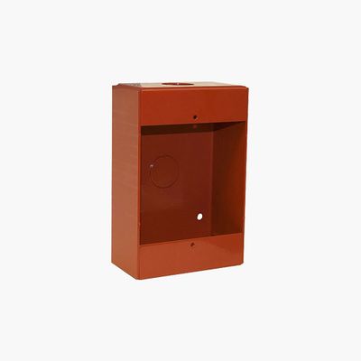 Potter P32-BB Indoor Surface-Mount Back Box for Pull Station, Red