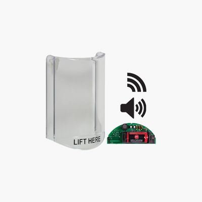 STI 6517D Stopper Station Shield with Button Sound and Transmitter