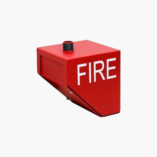 SAE SSU00600 Outdoor Fire Beacon Bracket/Backbox, Red