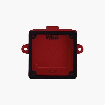 System Sensor WBB Weatherproof Back Box for SSM/SSV Bells, Red