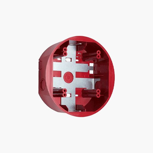 System Sensor SBBCRL L-Series Ceiling Surface Mount Back Box, Red
