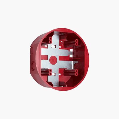 System Sensor SBBCRL L-Series Ceiling Surface Mount Back Box, Red