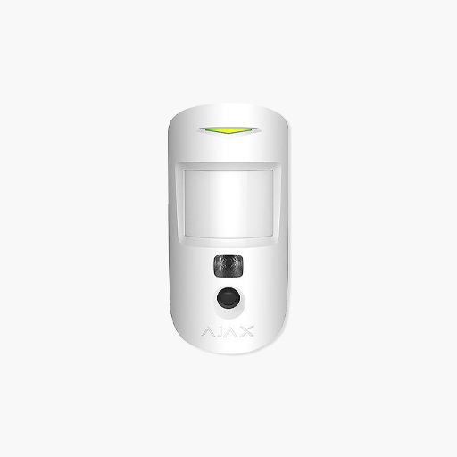 AJAX 42820.23.WH3 Wireless Motion Detector, Pet Immunity, White