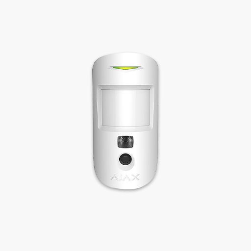 AJAX 57538.120.WH3 IR Motion Detector with Photo Verification