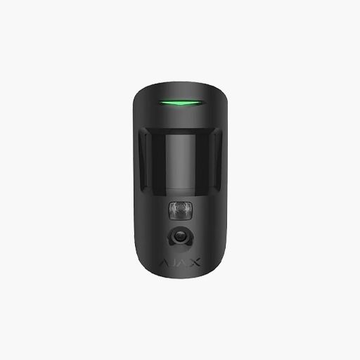 AJAX 57539.120.BL3 IR Motion Detector with Photo Verification, Black