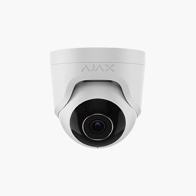 AJAX 97323.197.WH3 8MP Wired Turret Cam IP Camera, 2.8mm Lens