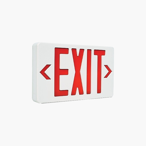 Mircom EL-7007RX LED Emergency Exit Sign, Thermoplastic Shell