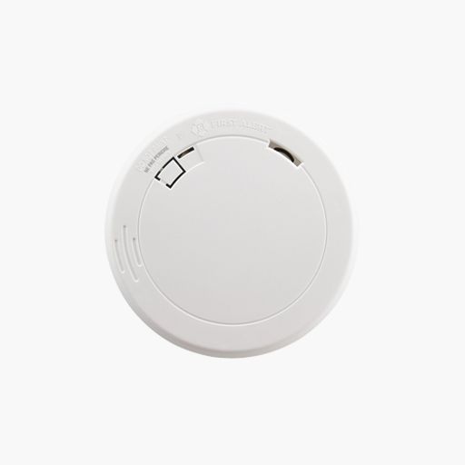 First Alert 1039848 Slim Photoelectric Smoke Alarm, 10-Year Battery