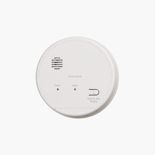 Gentex 917-0070-002 S Series Smoke Alarm with 9V Battery, 120V AC
