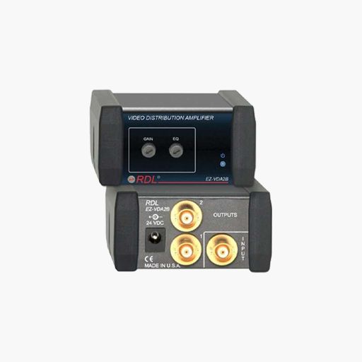 RDL EZ-VDA2B Video Distribution Amplifier, 1X2 BNC NTSC-PAL