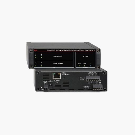 RDL RU-MLB2P Mic/Line Bi-Directional Network Interface