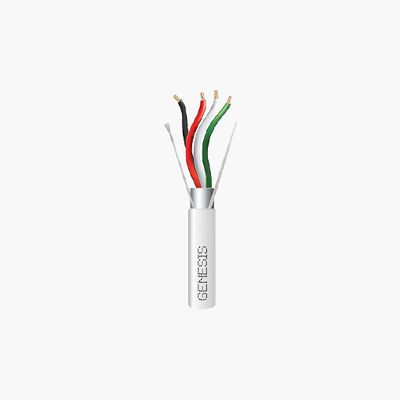 Genesis 32045512 22/4 Stranded Shielded Plenum Cable, CL3P, 500'