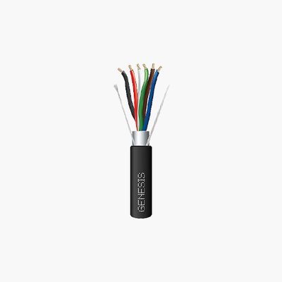 Genesis 32061108 22/6 Stranded Shielded Plenum Cable, CL3P, 1000'