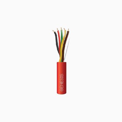 Genesis 40235504 18/5 Solid Fire Alarm Cable, CSA Listed, Red