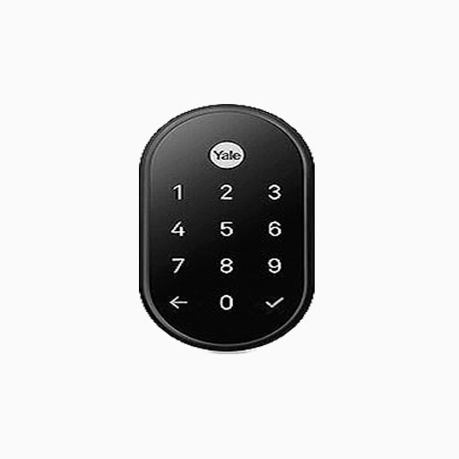 Google Nest Yale Smart Lock with Nest Connect, Black Suede