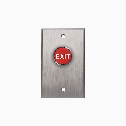 Camden CM-8020RE Vandal Resistant, Red Request to Exit Button