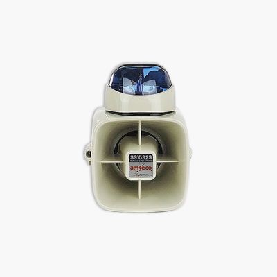 Potter SSX-52SB SSX-52 Series 120dB Durable Siren Strobe, Blue Lens