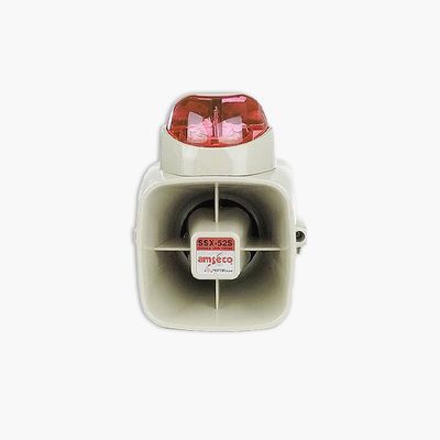 Potter SSX 82SR SSX 82 Series 127dB Durable Siren Strobe Red Lens
