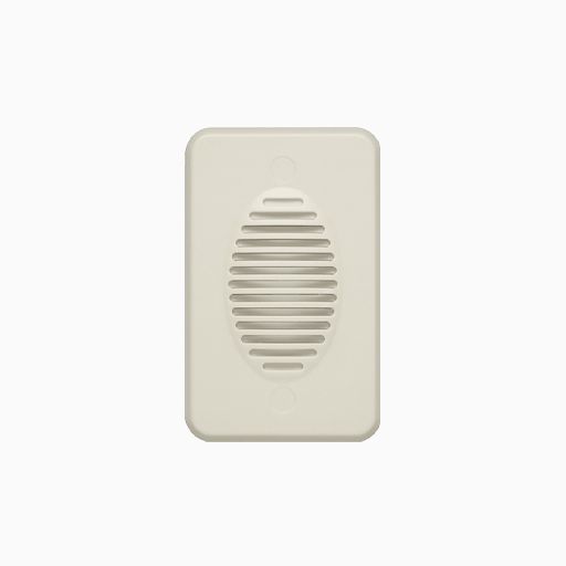 ADI PRO 0E-1GANGCHIM Single Gang, Flush Mount Chime, White