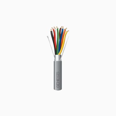 Genesis 22075509 22/8 Stranded Shielded Riser Cable, CL3R, FPLR