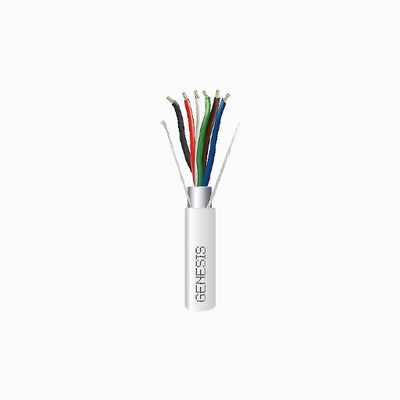 Genesis 22061101 22/6 Stranded Shielded Riser Cable, CL3R, FPLR
