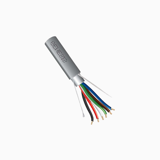 Genesis 22161009 18/6 Stranded Shielded Riser Cable, CL3R, 1000'
