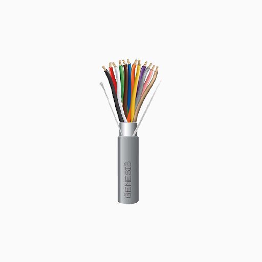 Genesis 22191009 18/12 Stranded Shielded Riser Cable, CL3R, 1000'