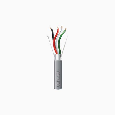 Genesis 22151009 18/4 Stranded Shielded Riser Cable, CL3R, 1000'