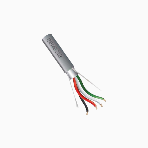 Genesis 22151009 18/4 Stranded Shielded Riser Cable, CL3R, 1000'
