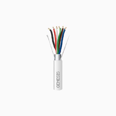 Genesis 32165012 18/6 Stranded Shielded Plenum Cable, FT6, 500'