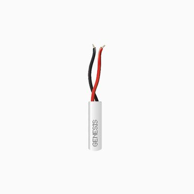 Genesis 21015801 22/2 Solid Riser BC Cable, 500', White