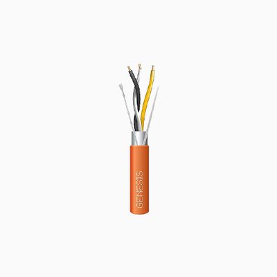 Genesis 33232103 24/1.5 Pair Stranded Shielded Plenum Cable, FT6