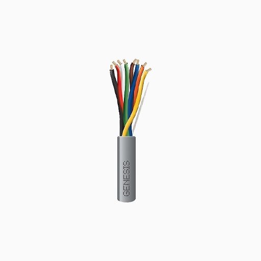 Genesis 21071109 22/8 Stranded Riser Cable, 1000', Pull Box, Gray
