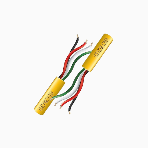 Genesis 21045802 Speed Bag 22/4 Stranded Riser Cable, 500', Yellow
