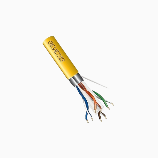 Genesis 51931102 CAT6a Riser Cable, 23/4 Solid BC, Unshielded