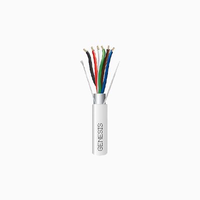Genesis 22161001 18/6 Stranded Shielded Riser Cable, CL3R, FPLR