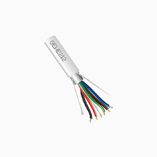 Genesis 22161001 18/6 Stranded Shielded Riser Cable, CL3R, FPLR