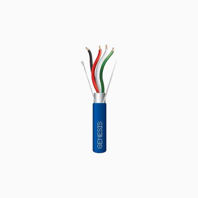 Genesis 32152106 18/4 Stranded Shielded Plenum Cable, CL3P, FPLP