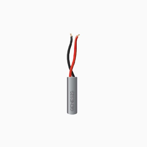 Genesis 21025809 Speed Bag 22/2 Stranded Riser Cable, 500', Gray
