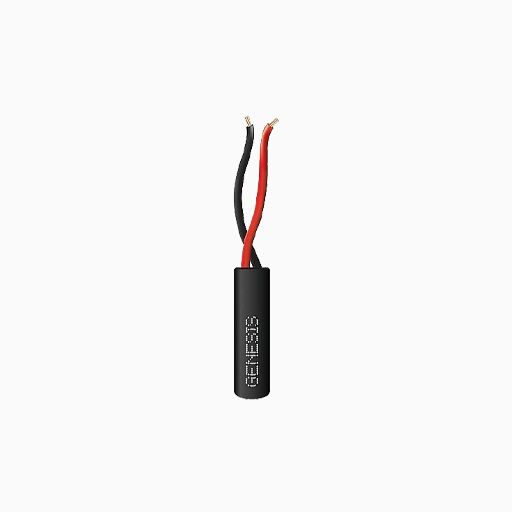 Genesis 21025808 Speed Bag 22/2 Stranded Riser Cable, 500', Black