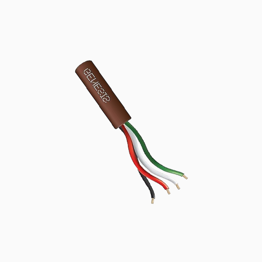 Genesis 21045807 Speed Bag 22/4 Stranded Riser Cable, 500', Brown