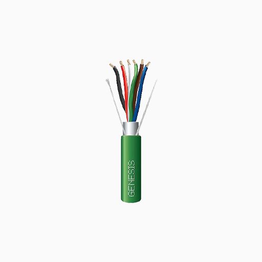 Genesis 32162105 18/6 Stranded Shielded Plenum Cable, CL3P, FPLP