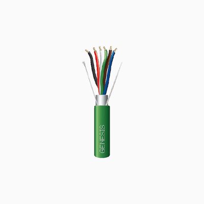 Genesis 32162105 18/6 Stranded Shielded Plenum Cable, CL3P, FPLP