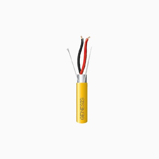 Genesis 32142102 18/2 Stranded Shielded Plenum Cable, CL3P, FPLP