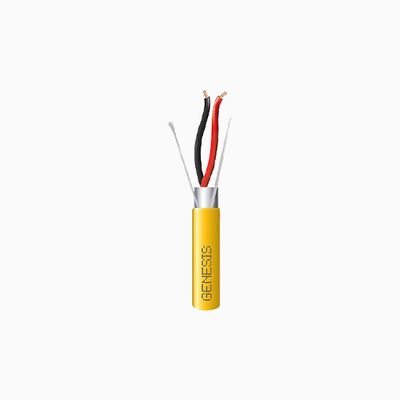 Genesis 32142102 18/2 Stranded Shielded Plenum Cable, CL3P, FPLP