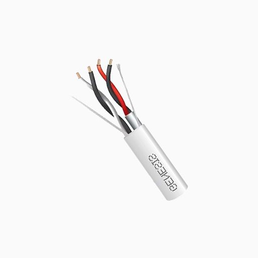 Genesis 32705512 22/2 Pair Stranded Plenum Cable, Pair Shielded