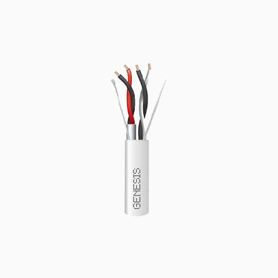 Genesis 32705512 22/2 Pair Stranded Plenum Cable, Pair Shielded