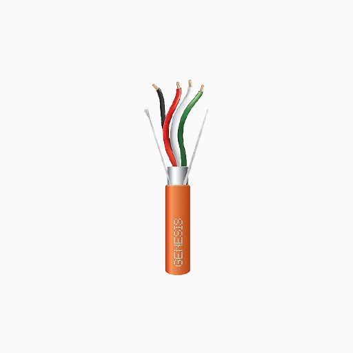 Genesis 32152103 18/4 Stranded Shielded Plenum Cable, CL3P, FPLP